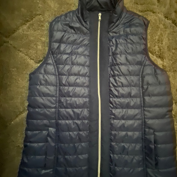 Women’s blue sleeveless padded vest Atlas for women - Picture 3 of 7